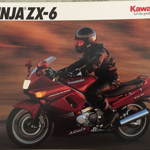 Kawasaki ZZR600 Brosjyre