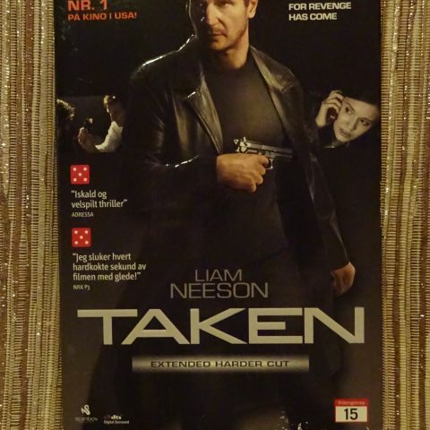 DVD: Taken med bl.a. Liam Neeson