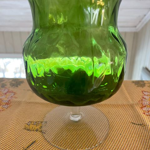 Grønn vase/lykt