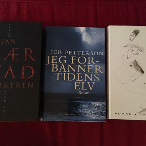 Jan Kjærstad, Per Petterson, Rune Belsvik -  3 norske forfattere