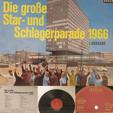 VINTAGE/RETRO LP-VINYL "DIE GROBE STAR - UND SCHLAGERPARADE 1966 "