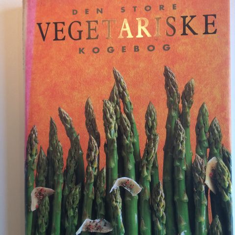 Vegetariske Kokebok Dansk kr 50,-