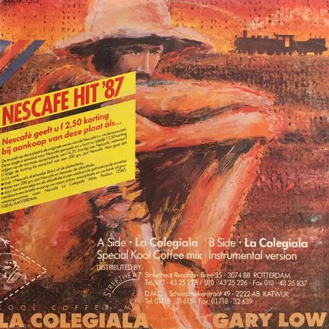 Gary Low – La Colegiala (7", Single 1987)