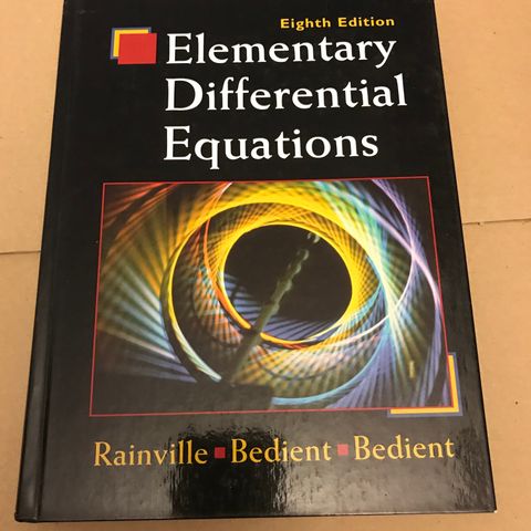 Rainville, Bedient -- Elementary Differential Equations (hardcover)