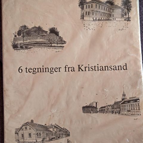 6 tegninger fra Kristiansand
