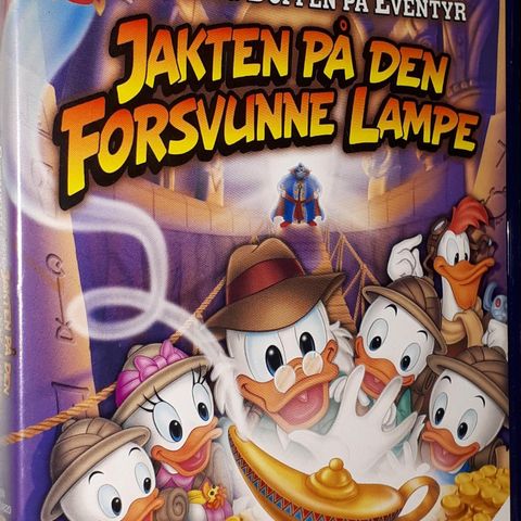 1 DVD-1 VHS SMALL BOX.WALT DISNEY.OLE,DOLE OG DOFFEN PÅ EVENTYR.