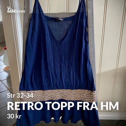 Vintage topp fra HM