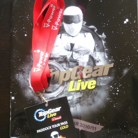 Top Gear, official programme, fra World Tour 2010-2011