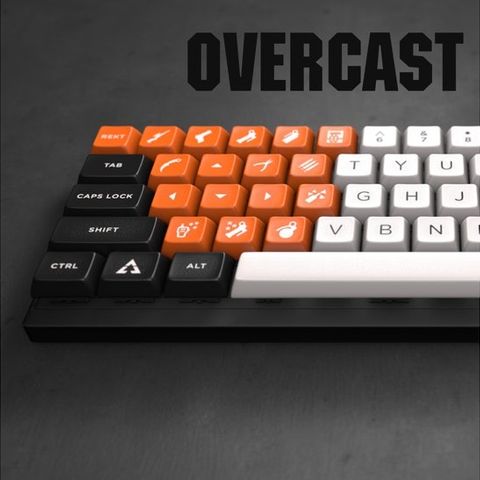 MiTo DSA Custom Overcast keycap set