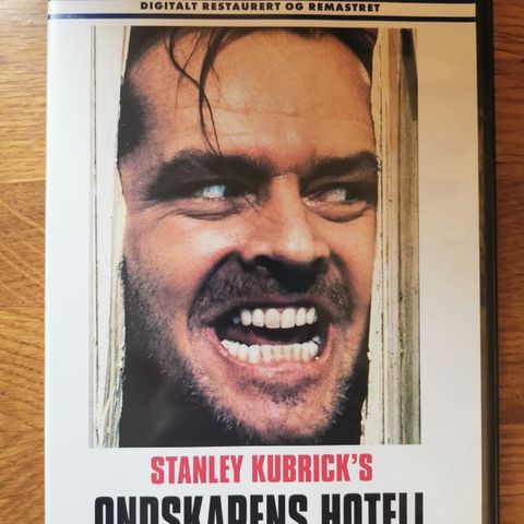 Ondskapens Hotell (DVD, Stanley Kubrick/Jack Nicholson)