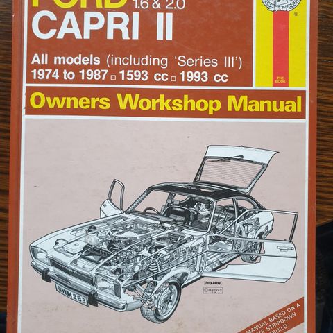 Ford Capri verkstedmanual