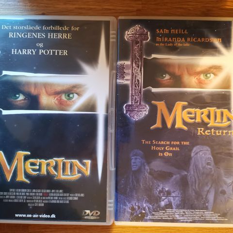 Merlin / Merlin's Return (DVD, Sam Neill)