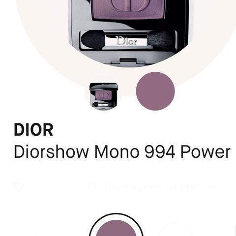 Dior Singelskygge