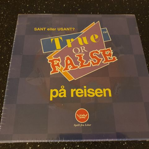 True or False på reisen (i plast)