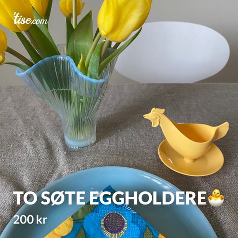 To søte retro eggholdere🐣