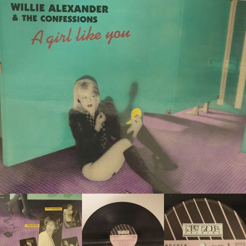 VINTAGE/RETRO LP-VINYL "WILLIE ALEXANDER & THE CONFESSIONS/A GIRL LIKE YOU "