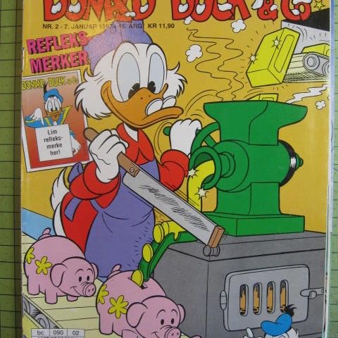 Donald Duck & Co 1992 - 55 stk. Med mange ekstra bilag - Se bilder!