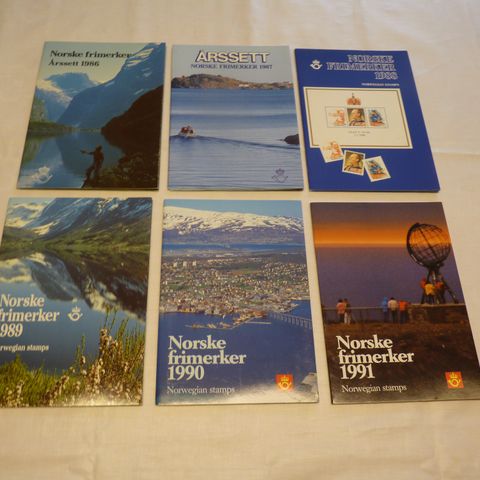 Norske frimerker 1979-1996 års sett.