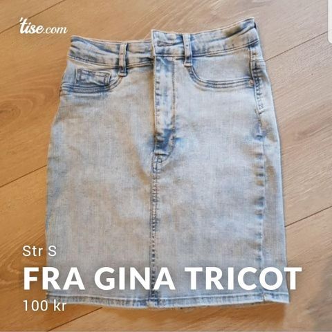 Skjørt fra Gina Tricot str 34