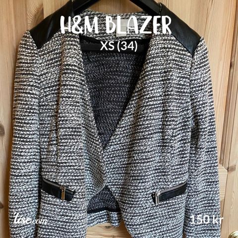 Blazer fra H&M str. 34 (XS)