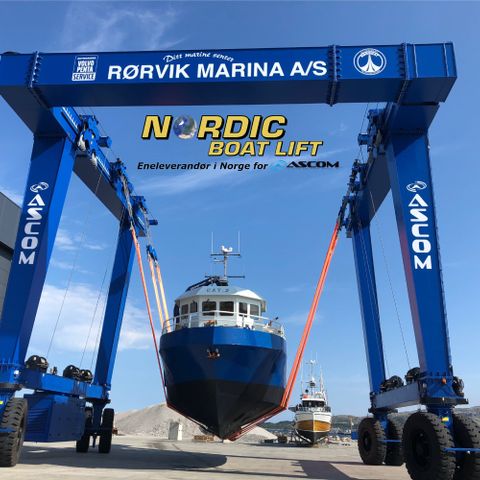 Ascom Boat Hoists - Travel Lift - Selvgående båtheis - Nordic Boatlift