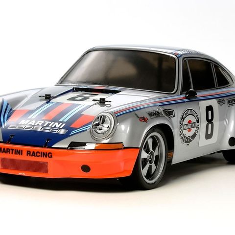 Tamiya 1/10 Radiostyrt Porsche 911 Carrera RSR Martini - NO ESC