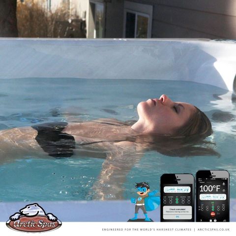 CANADA *ARCTIC SPAS* Beste helårs basseng *Motstrøm* Swim spa * Saltrens *