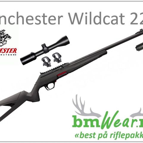 Winchester Wildcat 22Lr, riflepakke