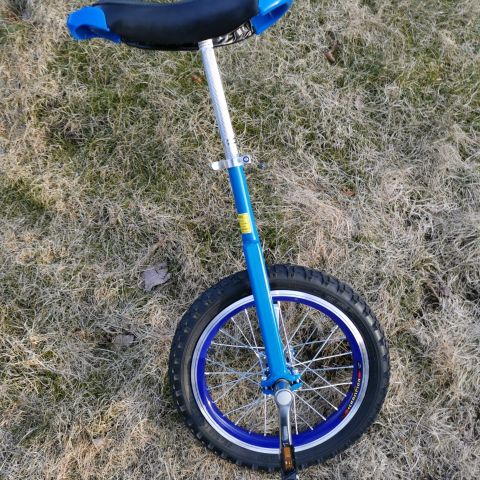 Enhjulssykkel, enhjuling, unicycle 16", 20", 24" og 26"