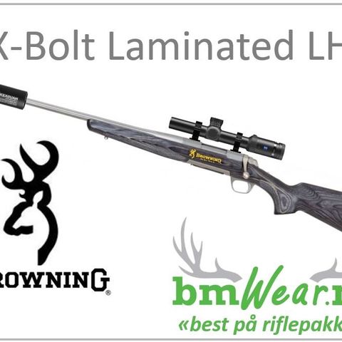 Browning X-bolt NL Links, riflepakke