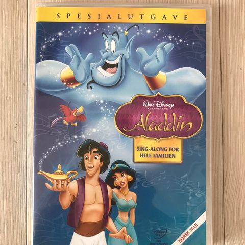 Løvenes konge 1, Q-gjengen(solgt) og Aladdin på  DVD