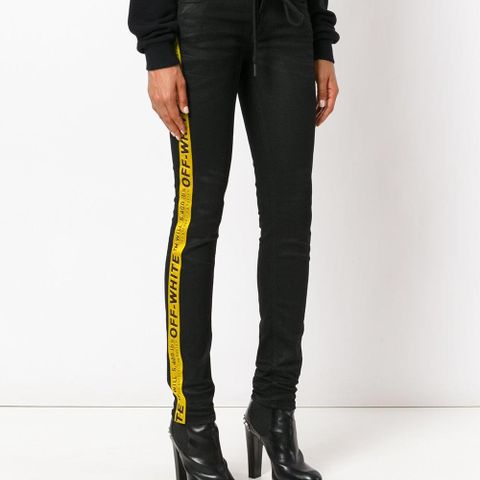 Off-White Side Stripe Slim-Fit Jeans