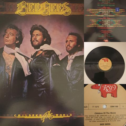 VINTAGE/RETRO LP-VINYL "BEE GEES/CHILDREN OF THE WORLD 1976"