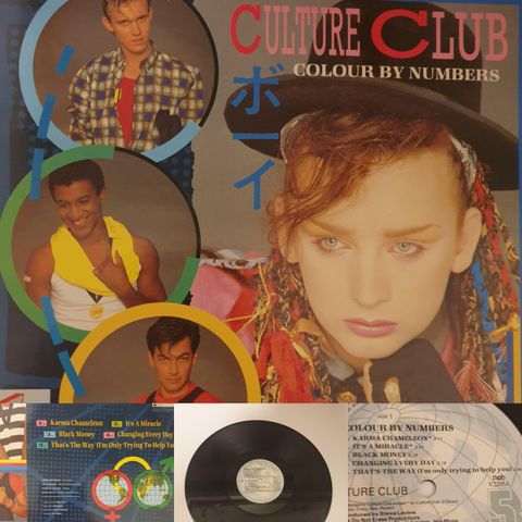 VINTAGE/RETRO LP-VINYL "CULTURE CLUB/COLOUR BY NUMBERS 1983 "