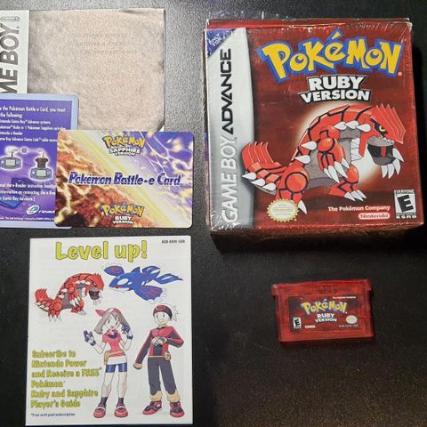 Pokemon Ruby komplett i eske