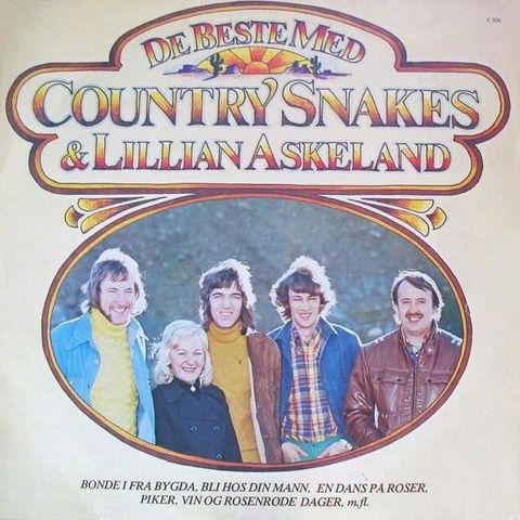 Country Snakes & Lillian Askeland – De Beste(LP, Comp 1977)