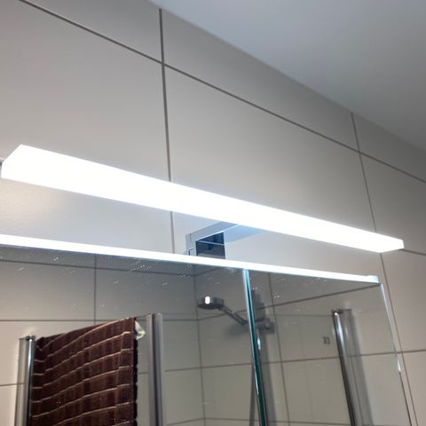 Baderomsbelysning LED Eros 45, Krom