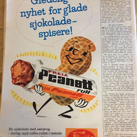 Reklame for Freia sjokolade