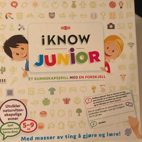 I know junior spill/kunnskapsspill, som nytt