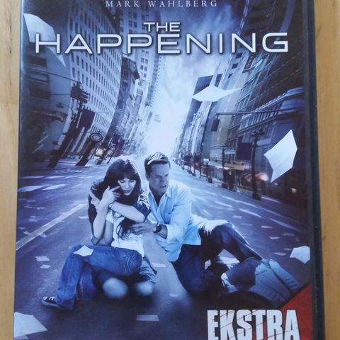 The Happening. DVD. (Mark Wahlberg). fra 2008.