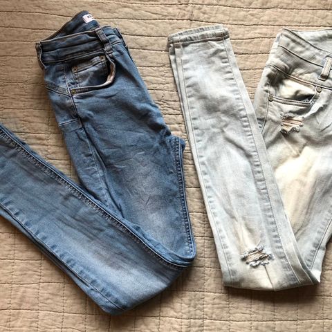 Klespakke! Pull&Bear jeans og refuge  jeans str 34/XS tils 100,- pr stk