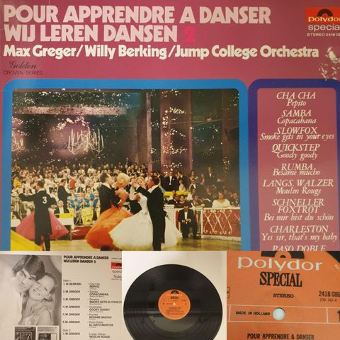 VINTAGE/RETRO LP-VINYL "POUR APPRENDRE A DANSER/WIJ LEREN DANSEN 2"