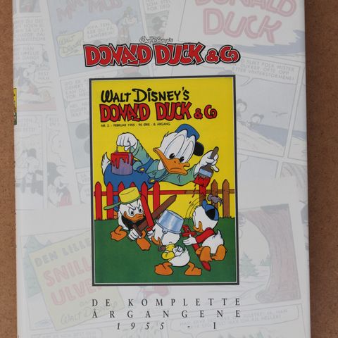 1955 DONALD DUCK & CO KOMPLETTE ÅRGANGSBØKER