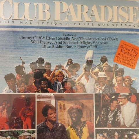 VINTAGE/RETRO LP-VINYL "CLUB PARADISE/ORIGINAL MOTION PICTURE SOUNDTRACK 1986"