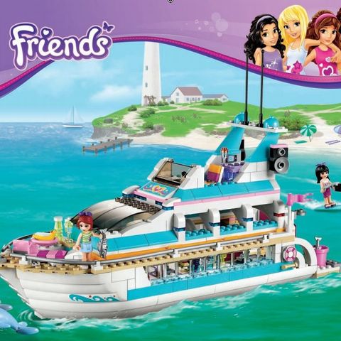 LEGO Friends, Delfinsafari (41015) Komplett sett