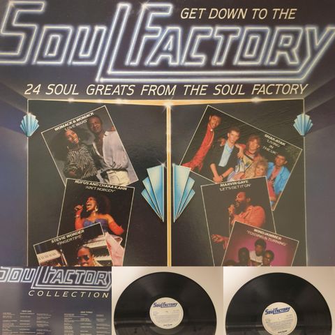 VINTAGE/RETRO LP-VINYL DOBBEL "THE SOUL FACTORY COLLECTION "