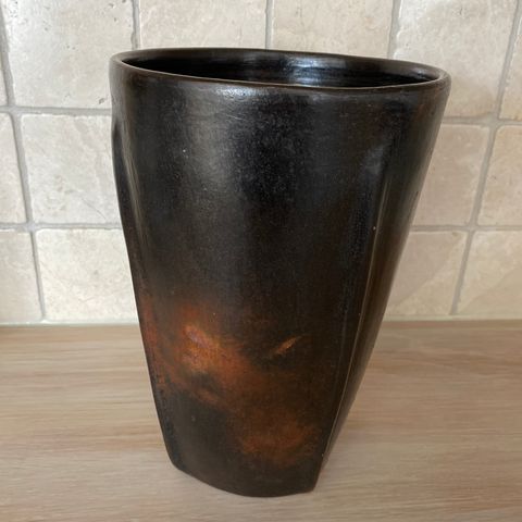 Keramikkvase 26,7 cm høy - Lombok-keramikk