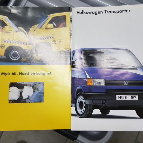 VW Transporter brosjyre inkl bilag