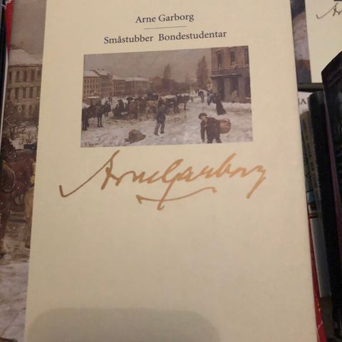 Arne Garborg sin bok Småstubber og Bondestudentter