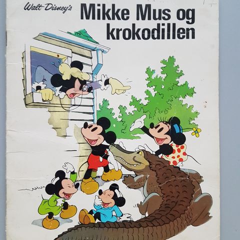 Walt Disney bok nr 6 Sølvserien. Mikke Mus og krokodillen